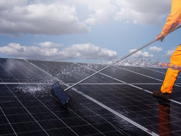 keeping your solar panels sparkling clean