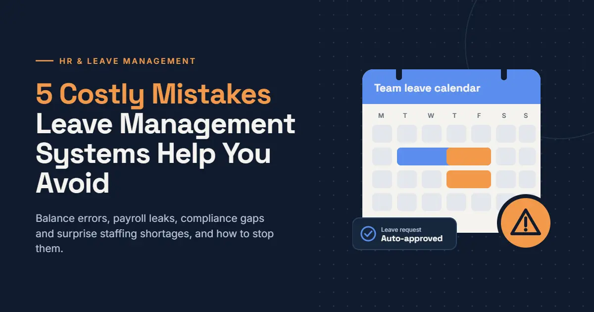 Leave management systems